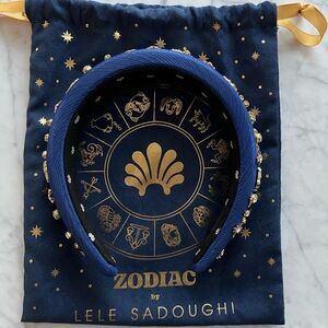 NWOT Lele Sadoughi Zodiac Virgo Headband